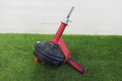 Red & Black Manual Drain Auger.