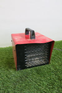 Red Portable Heater.