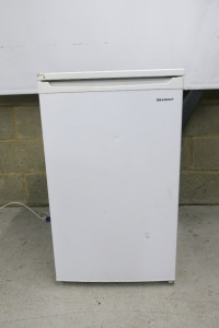 Sharp White Under-Counter Fridge, Model SJ-UF088M4W-EN