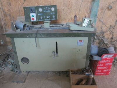 Samco Unilev 15 Bobbin/Edge Sander, S/N 028614. NOTE: A/F.