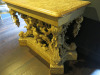 Giltwood George II Table, English Circa 1740. Gilt Gessowork Top with Bull & Eagle Design to Base. Size H80 x W106 x D54cm. - 6