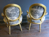 Pair of Giltwood Robert Adam Period Armchairs, English, Circa 1790, Gilding & Upholstery Later. Size H94 x W46 x D65cm. - 4