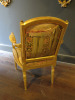 Antique Gilded Louis XVI Style Armchair. NOTE: requires restoration. - 3
