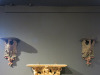 A Pair of Carved Wood & Painted Chippendale Style Eagle Shelf Brackets, British, Circa 1880. Size H37.5 x W24 x D18cm. - 3