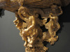 Gold Carved Shelf Bracket, Featuring Man & 2 Cherubs. Size H41 x W49 x D22cm. - 4