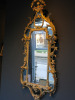 Giltwood & Painted Border Glass Mirror, English, Circa 1760. Size H137 x W56cm. - 2