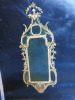 Giltwood & Painted Border Glass Mirror, English, Circa 1760. Size H137 x W56cm. - 6