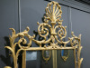 Antique Gilded Ornate Carved Framed Mirror with Patina, Featuring Acanthus Leaves. Size H130 x W81cm. - 4