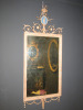 Giltwood Pier Glass Mirror, English, Circa 1790. Original Gilding, Glass & Plaque Depicting the Goddess Athena. Size H168 x W67cm. - 2
