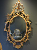 Giltwood Oval Chippendale Period Mirror, British, Circa 1760. Gilding and Mirror Plate later. Size H125 x W74 x D11cm. - 2