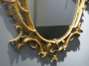 Giltwood Oval Looking Glass, Attributed to James Reynolds, Philadelphia, America, Circa 1770. Size H152 x W78cm. - 2