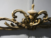 19th Century, Giltwood Overdoor, Possibly Part of a Mirror Frame. Size H30 x W112cm. - 2