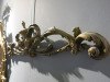 19th Century, Giltwood Overdoor, Possibly Part of a Mirror Frame. Size H30 x W112cm. - 3