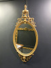Giltwood 'Robert Adam' Period Dressed Oval Mirror, English, Circa 1790. Size H114 x W52cm. - 2