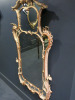 Carved Wood Water-Gilt and Painted Borderless Mirror, in the Manner of Linnell, English, Circa 1760. Size H160 x W79cm. - 2