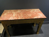 Giltwood Side Table, English, Circa 1770 with Modern Red Marble Top. Size H83 x W124.5 x D56cm. - 3