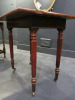 Antique Wood Chess/Fold Out Card Table on Column Legs with Castors. Size H72 x W64 x D40/80cm. - 3