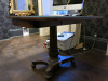 Antique Fold Our Card Table with Green Baize. Size H78 x W90 x D45/90cm. NOTE: requires restoration. - 2