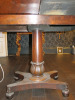 Antique Fold Our Card Table with Green Baize. Size H78 x W90 x D45/90cm. NOTE: requires restoration. - 4
