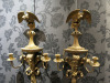 Pair of Giltwood Regency Period Wall Lights, British, Circa 1810, Featuring Eagles to Top. Size H69 x W33cm. - 2