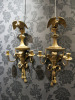 Pair of Giltwood Regency Period Wall Lights, British, Circa 1810, Featuring Eagles to Top. Size H69 x W33cm. - 4