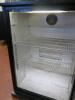 Back Bar Cooler, Single Door in Black. Model LG138H. Size (H) 90cm x (W) 60cm x (D) 50cm - 3