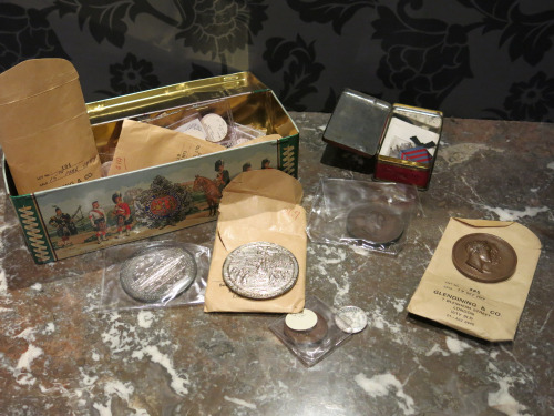 77 x Assorted Antique Coins & Medals Ranging in Age and Condition (As Viewed).