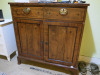 Assorted Brown Furniture to Include: 2 x Tall Bookcases, Side Unit with 2 Doors & 2 Draws, Side Unit with Door & 5 Draws and Antique Regency Style Chest of 4 Draws. - 3