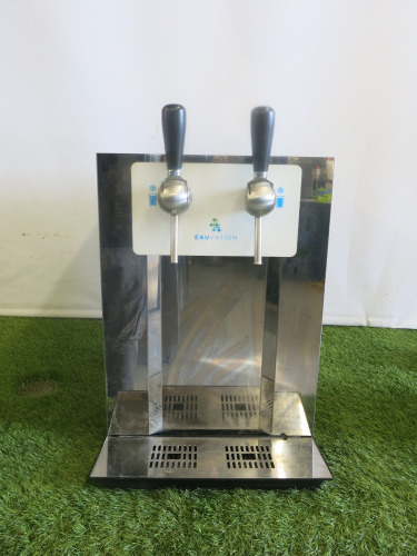 Eauvation Table Top Water Dispenser, Model Acqua 80 T, S/N 1906012864.