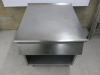 Mareno Open Stainless Steel Work Table. Size H90 x W80 x D90cm. - 2