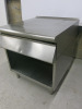 Mareno Open Stainless Steel Work Table. Size H90 x W80 x D90cm. - 3