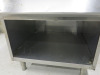 Mareno Open Stainless Steel Work Table. Size H90 x W80 x D90cm. - 4