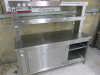 Commercial Stainless Steel Heated Cupboard with 2 Tier Heated Gantry. Size H170 x W180 x D65cm. - 2