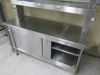 Commercial Stainless Steel Heated Cupboard with 2 Tier Heated Gantry. Size H170 x W180 x D65cm. - 3