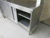 Commercial Stainless Steel Heated Cupboard with 2 Tier Heated Gantry. Size H170 x W180 x D65cm. - 5