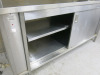 Commercial Stainless Steel Heated Cupboard with 2 Tier Heated Gantry. Size H170 x W180 x D65cm. - 6