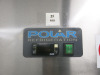Polar G Series Double Door Upright Stainless Steel Refrigerator, Model G595-02, S/N 6163024. Size H200 x W134x D80cm. - 2