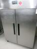 Polar G Series Double Door Upright Stainless Steel Refrigerator, Model G595-02, S/N 6163024. Size H200 x W134x D80cm. - 3
