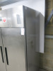 Polar G Series Double Door Upright Stainless Steel Refrigerator, Model G595-02, S/N 6163024. Size H200 x W134x D80cm. - 4