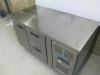 Polar G Series 2 Drawer Counter Fridge, Model GD873, S/N 6266656. Size H85 x W136 x D70cm. - 3