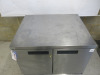 Williams 2 Door Counter Fridge, Model H10CT, S/N 0401/372081. Size H85 x W87 x D73cm. - 3