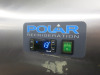 Polar Stainless Steel Upright Single Door Refrigerator, Model G592-02, S/N 6177604. Size H200 x W68 x D80cm. - 2