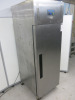 Polar Stainless Steel Upright Single Door Refrigerator, Model G592-02, S/N 6177604. Size H200 x W68 x D80cm. - 5