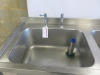 Stainless Steel 2 Bowl Deep Sink with Lever Taps & Shelf Under. Size H90 x W170 x D60cm. - 4