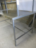 Stainless Steel Prep Table with 2 Shelves Over. Size H166 x W180 x D90cm. - 6