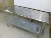 Stainless Steel Prep Table. Size H85 x W152 x D60cm. - 2