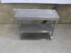 3 Tier Stainless Steel Storage. Size H70 x W80 x D32cm. - 2