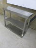 3 Tier Stainless Steel Storage. Size H70 x W80 x D32cm. - 3