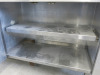 Stainless Steel Prep Cupboard with Backsplash & 2 Doors. Size H90 x W115 x D55cm. - 3