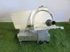 Buffalo Commercial Meat Slicer, Model CD278, S/N 0060197704058.Blade Size 280mm. NOTE: missing foot.